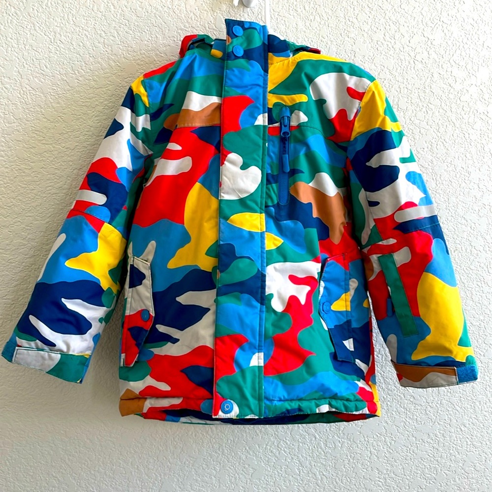 Mini Boden Camo All-weather Waterproof Jacket